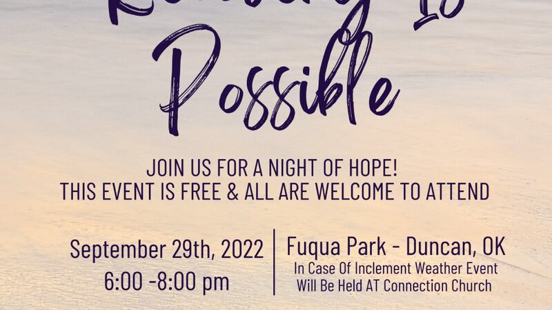 substance abuse recovery event