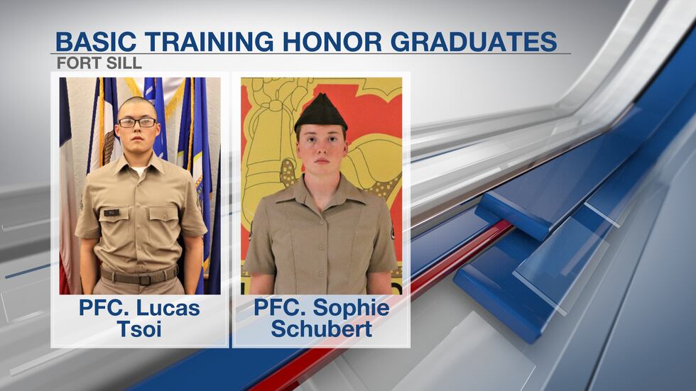A Battery’s honor graduate is PFC Lucas Tsoi, from Los Angeles, California and from C Battery,...