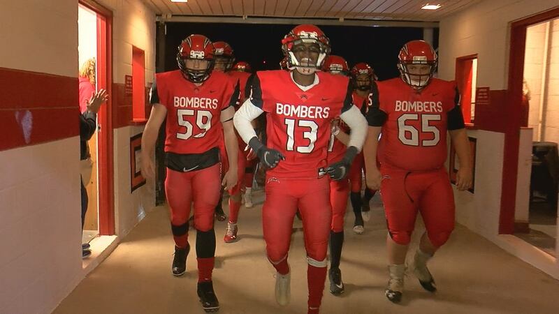 The Frederick Bombers have a unique tradition before each home football game.