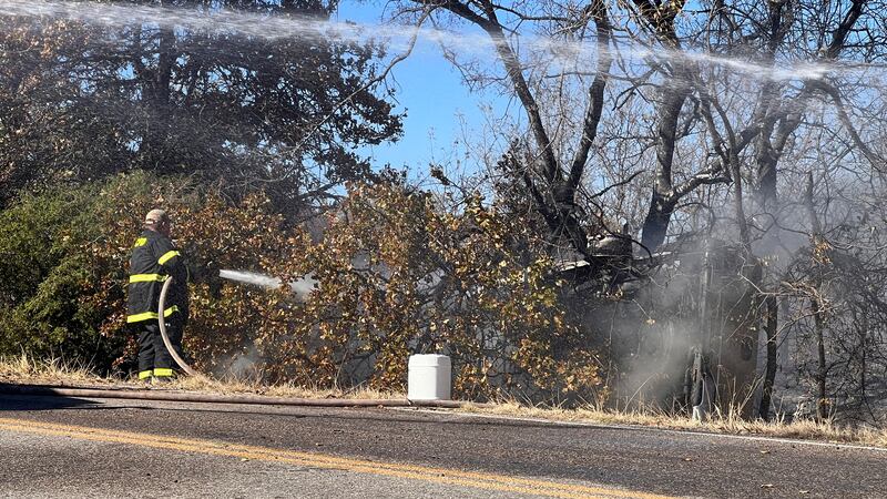 Picture of the crash scene