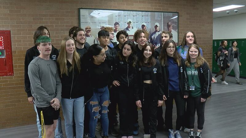 MacArthur's swim team gets a special send off as they head to state meet.